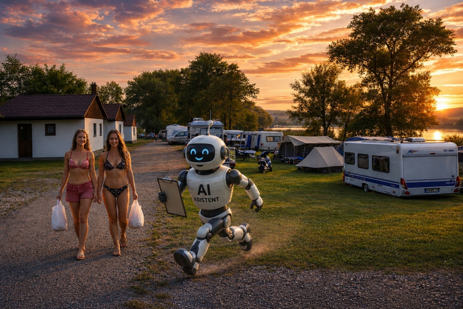 Asistent AI a hosté v kempu