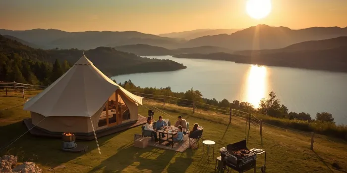 Glamping stanování - porovnání a tipy