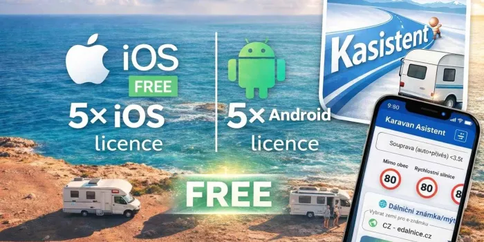 Karavan asistent soutěž free - aplikace pro karavanisty