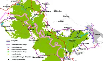 Vranovská Plaž Holiday park - cyklistika