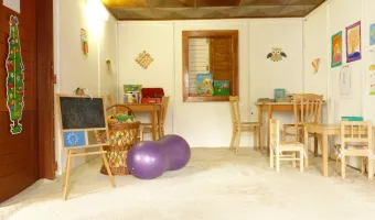 Camping Rožnov - společná kuchyňka