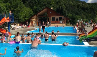 Chatky a kemp Bítov, koupání  - Vranovská přehrada