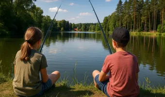 Autocamping Hluboký a rybaření rybník Hluboký