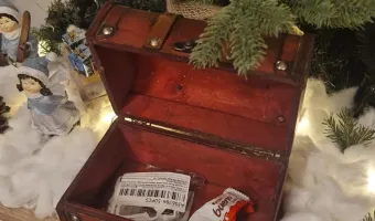 Adventní kalendář s truhlicí pokladů