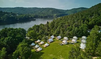 Glamping Slapy – Rabyně (Střední Čechy)