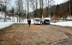 Stání pro karavany - Penzion U Elišky - Bedřichov, ubytování Jizerské hory