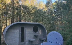 Sauna a ledový sud - chata Barča ubytování jižní Čechy, Vlkov