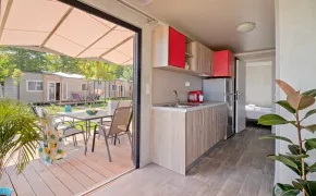 Camping Armenistis - mobilní domy