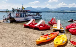 Camping Mara - cluny, lodky