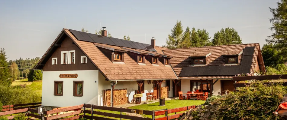 Horská luxusní chalupa na Šumavě u Šupíků