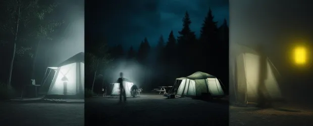 Kempy a kempování - paranormalní aktivity